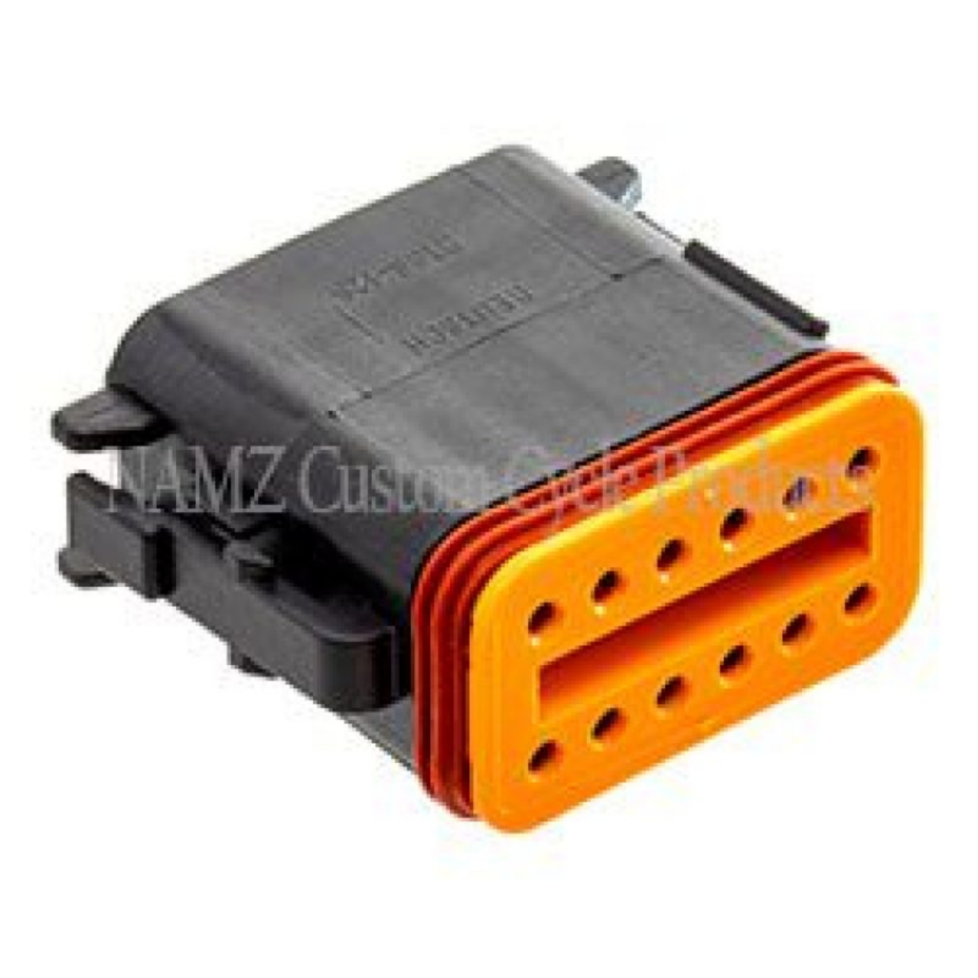Picture of NAMZ Deutsch DT Series 12-Wire Plug & Wedgelock - Black HD 72119-94BK