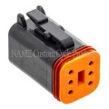 Picture of NAMZ Deutsch DT Series 6-Wire Plug & Wedgelock - Black Repl- HD 72116-94BK