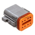 Picture of NAMZ Deutsch DT Series 8-Wire Plug & Wedgelock - Grey Repl- HD 72138-94GY