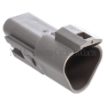 Picture of NAMZ Deutsch DT Series 3-Wire Receptacle & Wedgelock - Gray HD 72123-94GY