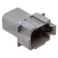 Picture of NAMZ Deutsch DT Series 8-Wire Receptacle & Wedgelock - Gray HD 72128-94GY