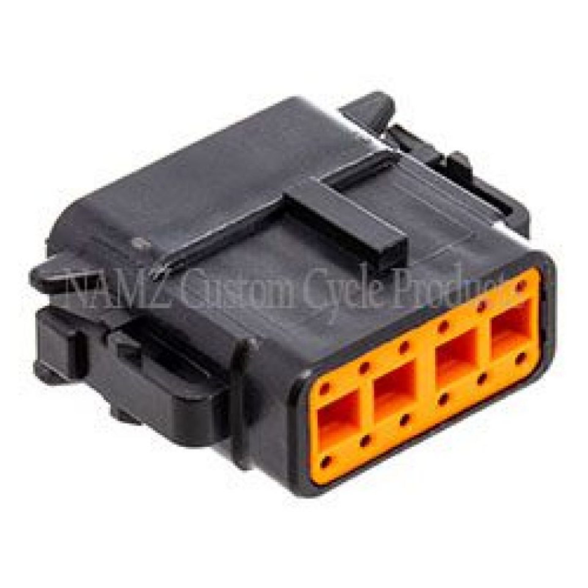 Picture of NAMZ Deutsch DTM 12-Position Plug w-12 Stamped Terminals & Wedgelock - Black HD 74119-98BK