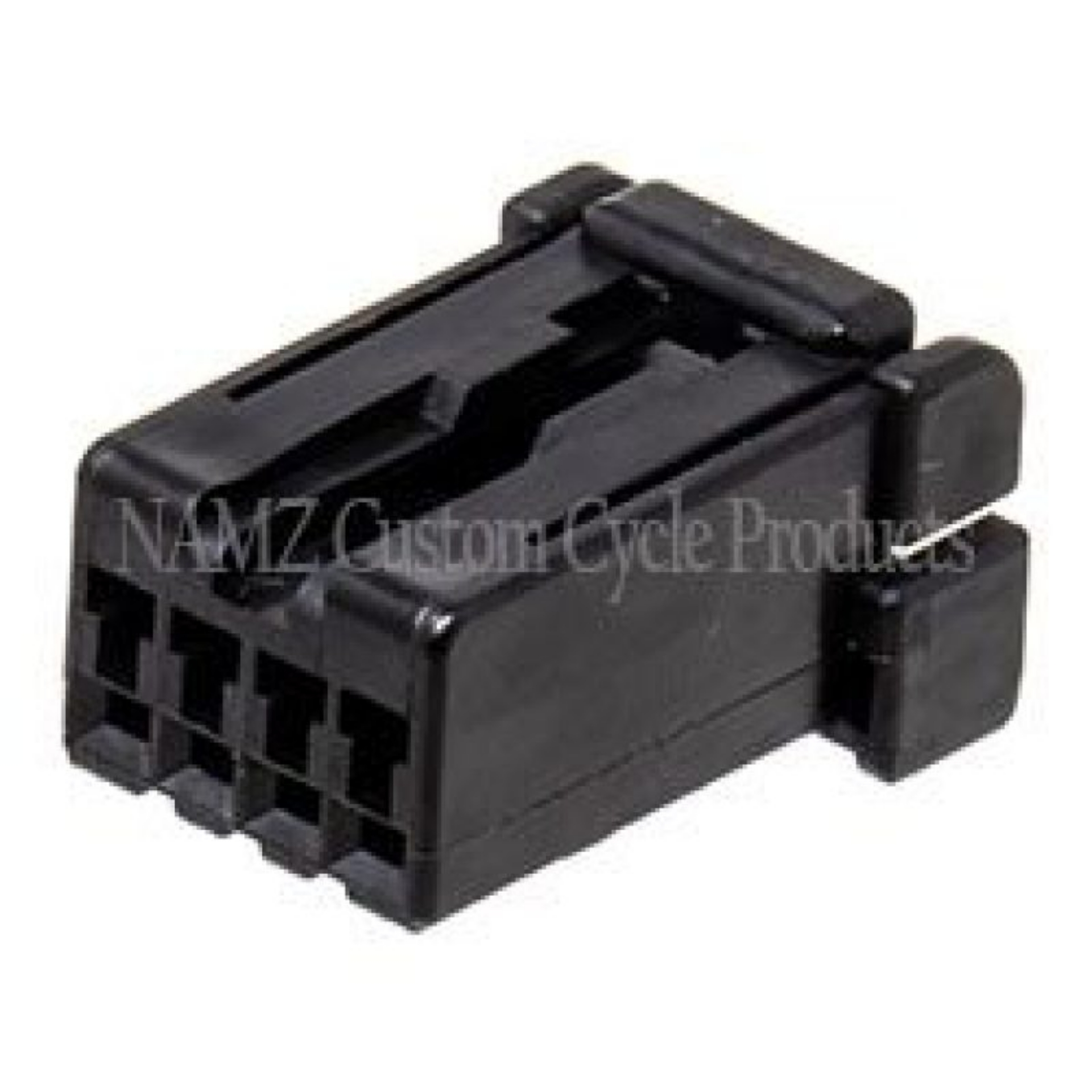 Picture of NAMZ AMP 040 Series 4-Postiion Female Wire Plug Housing Connector HD 72914-01BK