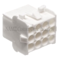 Picture of NAMZ AMP Mate-N-Lock 12-Position Male Wire Cap Connector w-Wire Seal