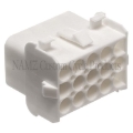 Picture of NAMZ AMP Mate-N-Lock 15-Position Male Wire Cap Connector w-Wire Seal