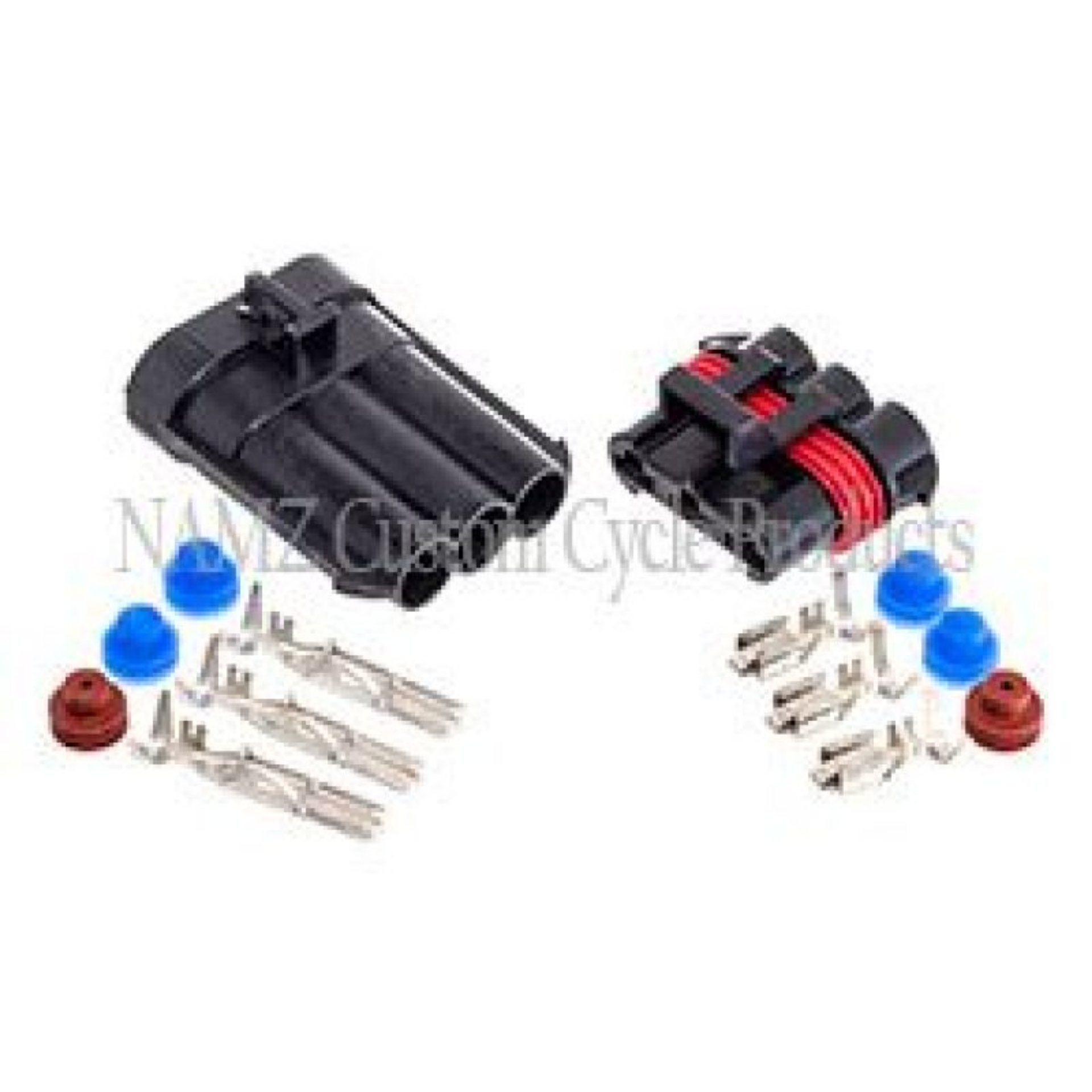 Picture of NAMZ AMP Power Plug Kit - M-F Water-Tight Quick-Disconnect Plug Set
