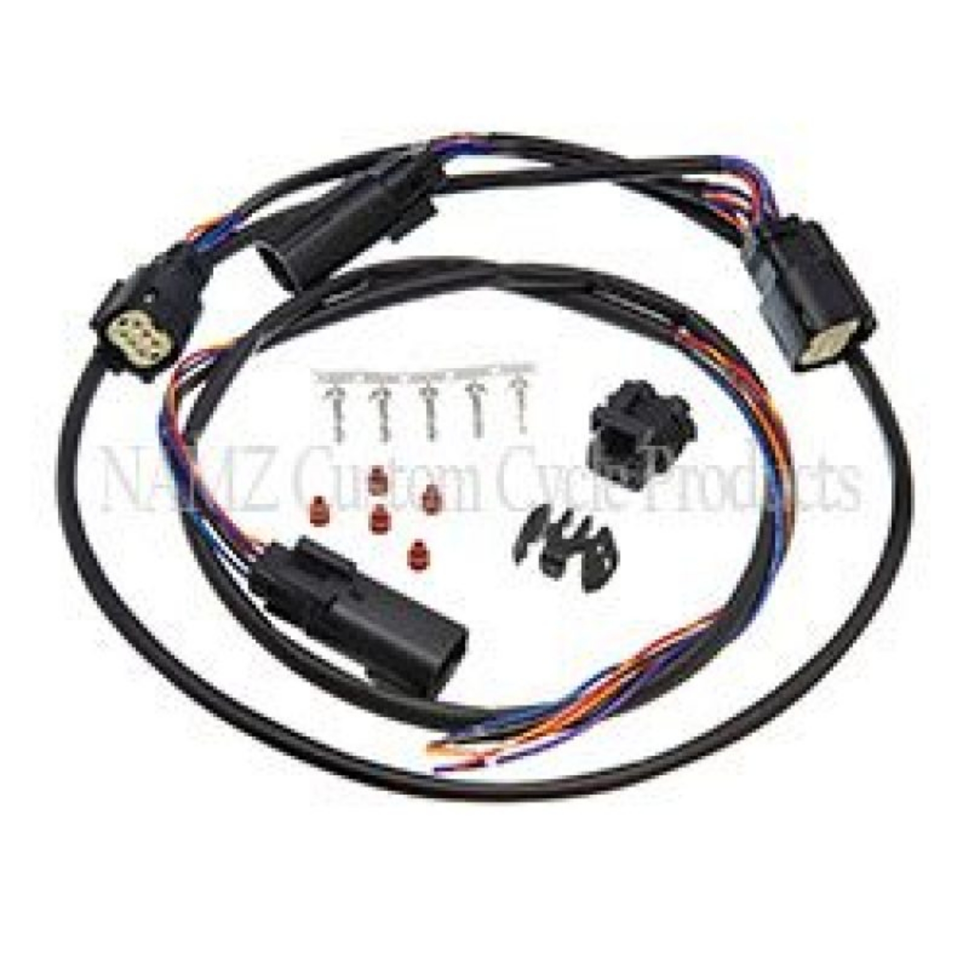 Picture of NAMZ 09-13 Street-Road Glides CVO ONLY Plug-N-Play Complete Tour Pack Wiring Kit 2014+ TP Retrofit