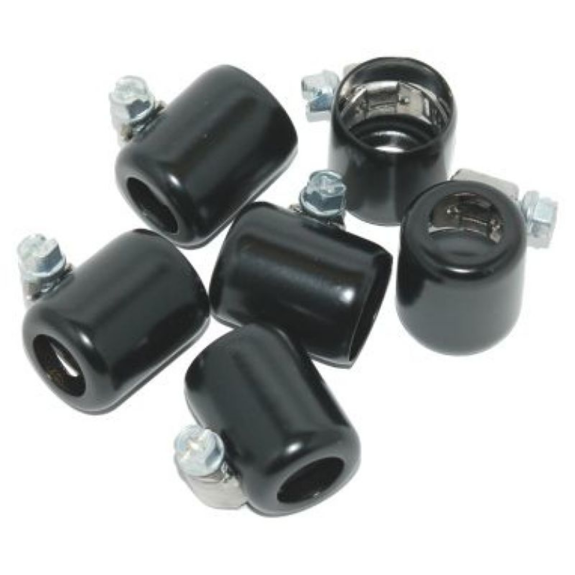 Picture of NAMZ Oil Line Hose Clamps 3-8in- ID Black 6 Pack