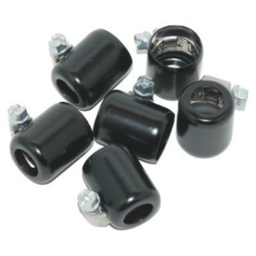 Picture of NAMZ Oil Line Hose Clamps 3-8in- ID Black 6 Pack