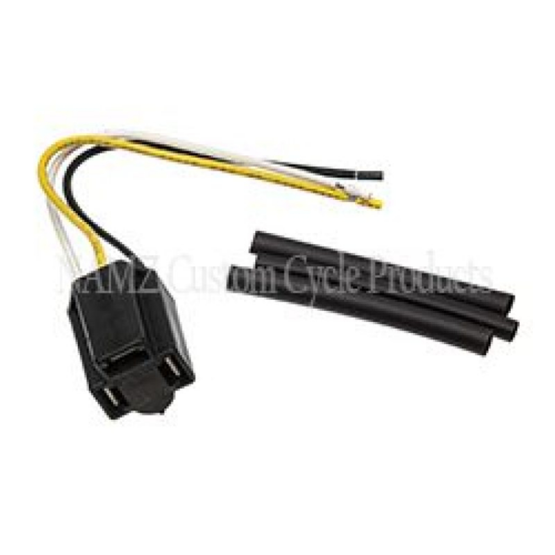 Picture of NAMZ Replacement Headlamp H4 Pigtail Models w-H4 Headlight Harness Incl- Connector-Shrink-Termnls