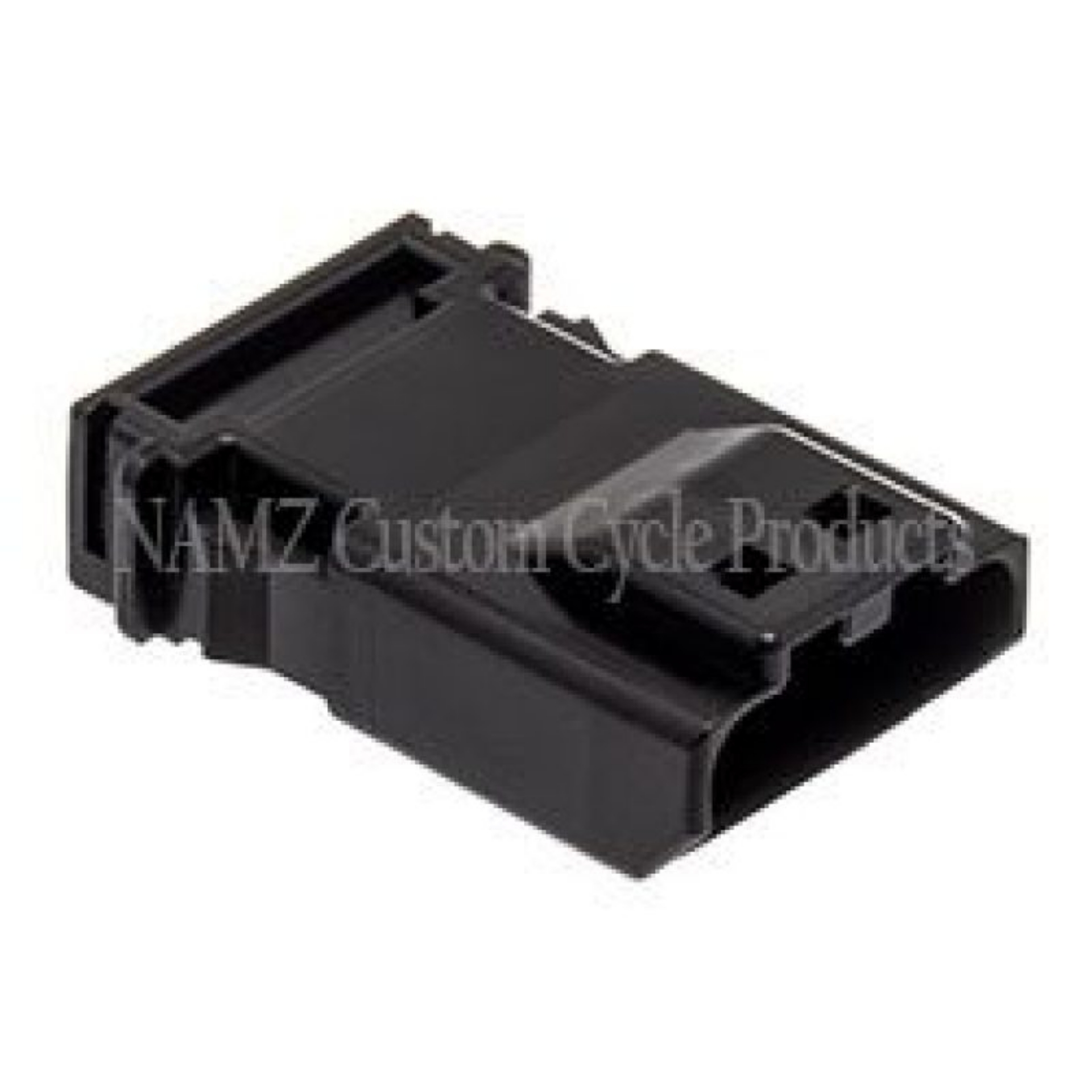 Picture of NAMZ JAE MX-1900 4-Position Male Black Pin Housing HD 72907-11