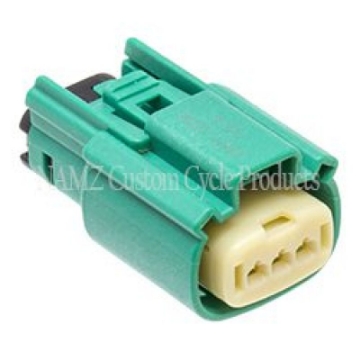 Picture of NAMZ 2007 VROD CAW-CD-CDX Main Harness Molex MX-150 3-Pos Male Connector - Green HD 72540-07GN