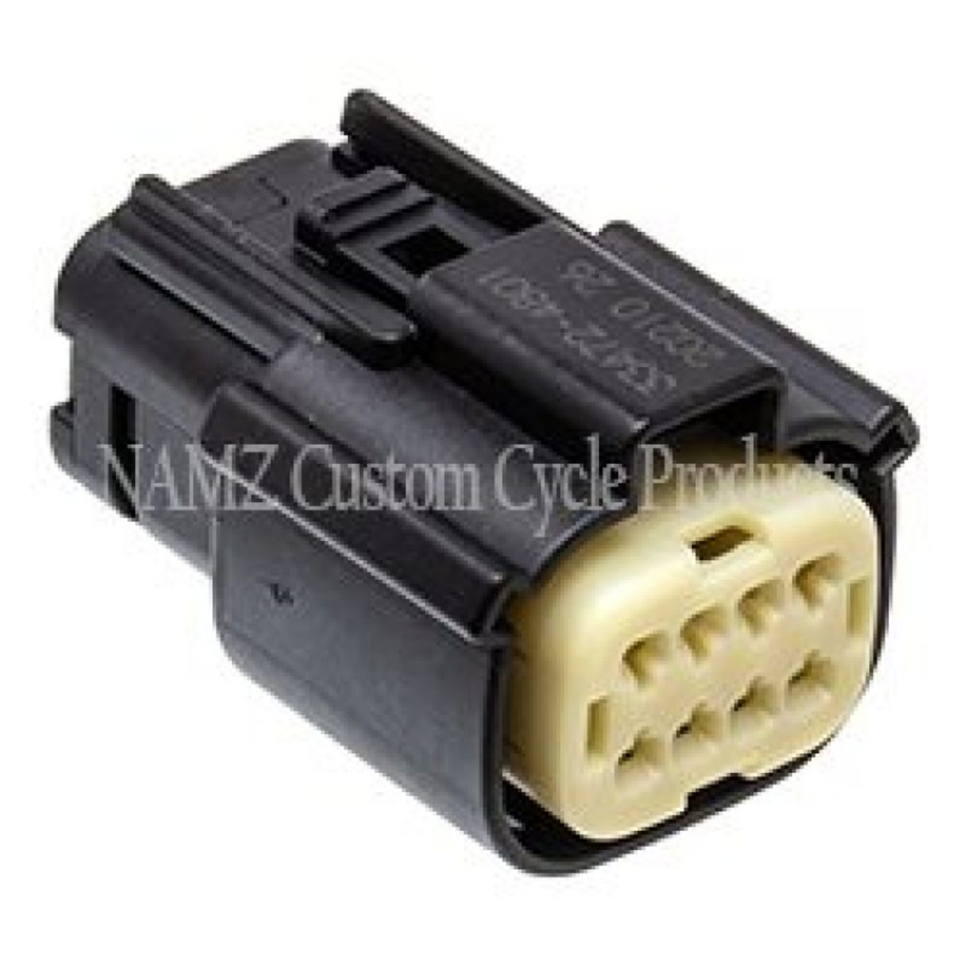 Picture of NAMZ 07-23 V-Twin VRSAW-CR-CX Models Molex MX-150 8-Position Female Connector - Blk HD 72479-07BK
