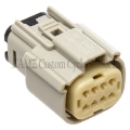 Picture of NAMZ 07-23 XL-FX-Road King Main Harness Molex MX-150 8-Pos Female Connector - Gray HD 72469-07GY