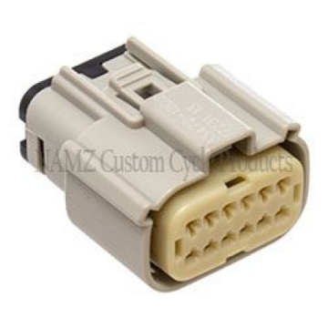 Picture of NAMZ 07-23 Touring-LiveWire Main Harness Molex MX-150 12-Position Female - Black HD 72489-07GY