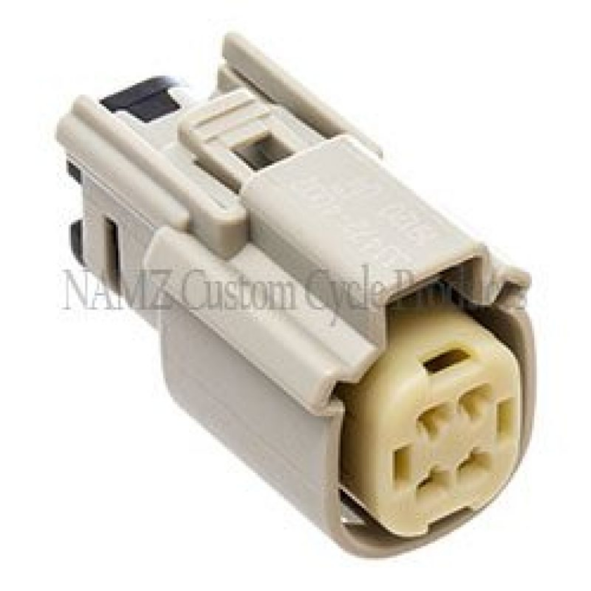 Picture of NAMZ 07-23 V-Twin Molex MX-150 4-Position Female Connector - Gray HD 72444-07GY