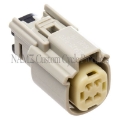 Picture of NAMZ 07-23 V-Twin Molex MX-150 4-Position Female Connector - Gray HD 72444-07GY