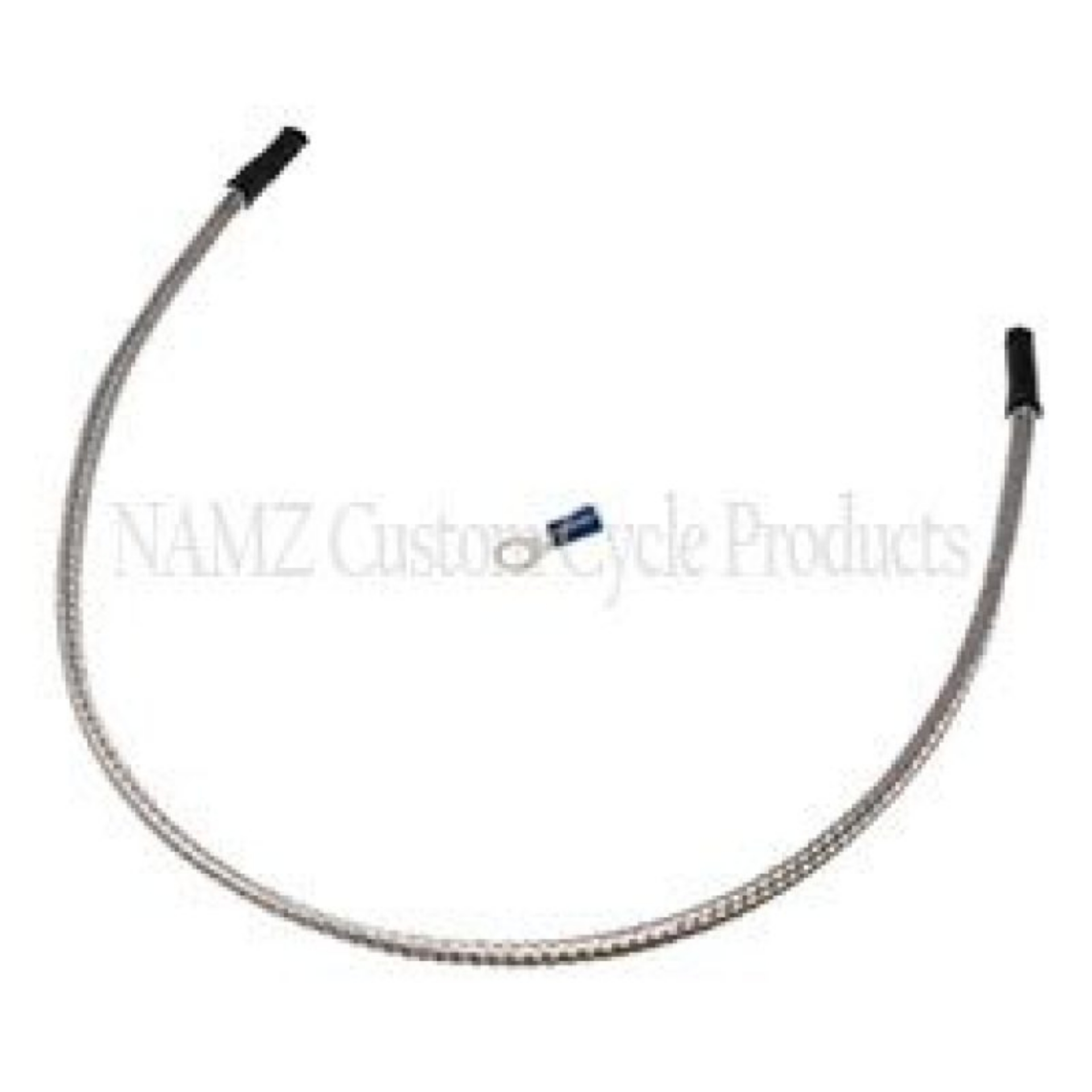 Picture of NAMZ Oil Sending Harness Cover SS Braided & Clear Coated - Stock Length