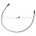 Picture of NAMZ Oil Sending Harness Cover SS Braided & Clear Coated - Stock Length