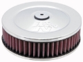 Picture of K&N 2-5-8in Flange 7in Diameter 3in Height Round Air Filter Assembly w- Vent