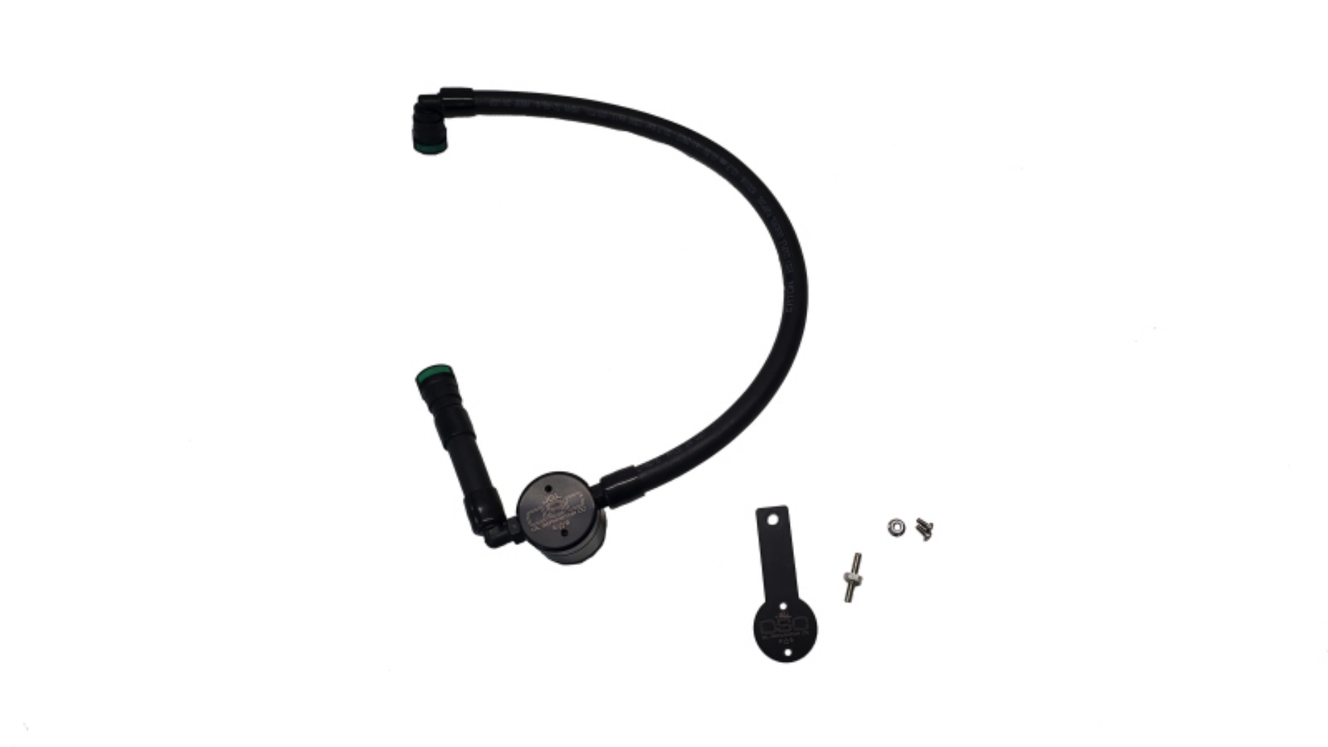 Picture of J&L 16-24 Dodge Durango - Jeep Grand Cherokee 3-6L Oil Separator 3-0 Passenger Side - Black Anod