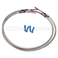 Picture of NAMZ Turn Signal Harness 24in- SS Braided & Clear Coated - For Triple Tree Mounted Signals