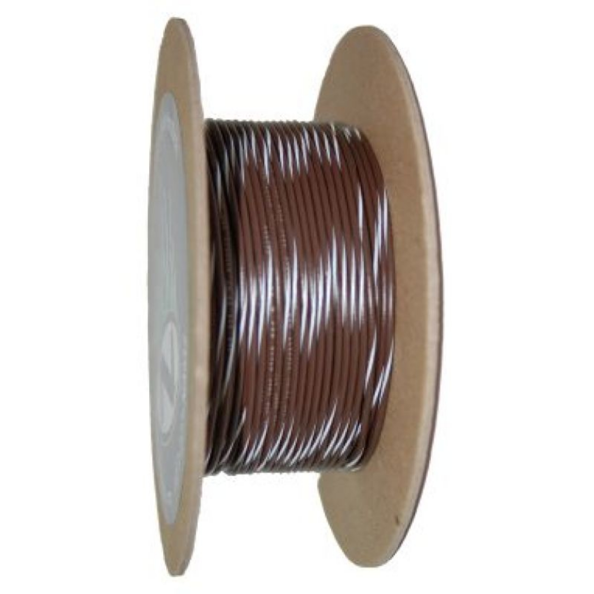Picture of NAMZ OEM Color Primary Wire 100ft- Spool 20g - Brown-White Stripe