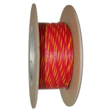 Picture of NAMZ OEM Color Primary Wire 100ft- Spool 20g - Red-Yellow Stripe