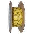 Picture of NAMZ OEM Color Primary Wire 100ft- Spool 18g - Yellow-Black Stripe