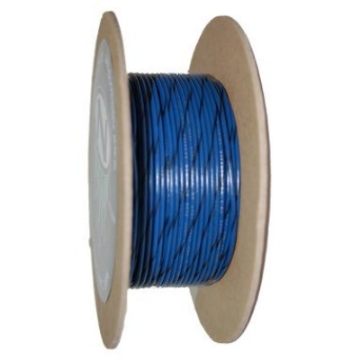 Picture of NAMZ OEM Color Primary Wire 100ft- Spool 20g - Blue-Black Stripe