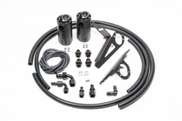 Picture of Radium Engineering 00-05 Honda S2000 LH Drive Only Dual Catch Can Kit Fluid Lock