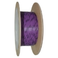 Picture of NAMZ OEM Color Primary Wire 100ft- Spool 20g - Violet-Black Stripe