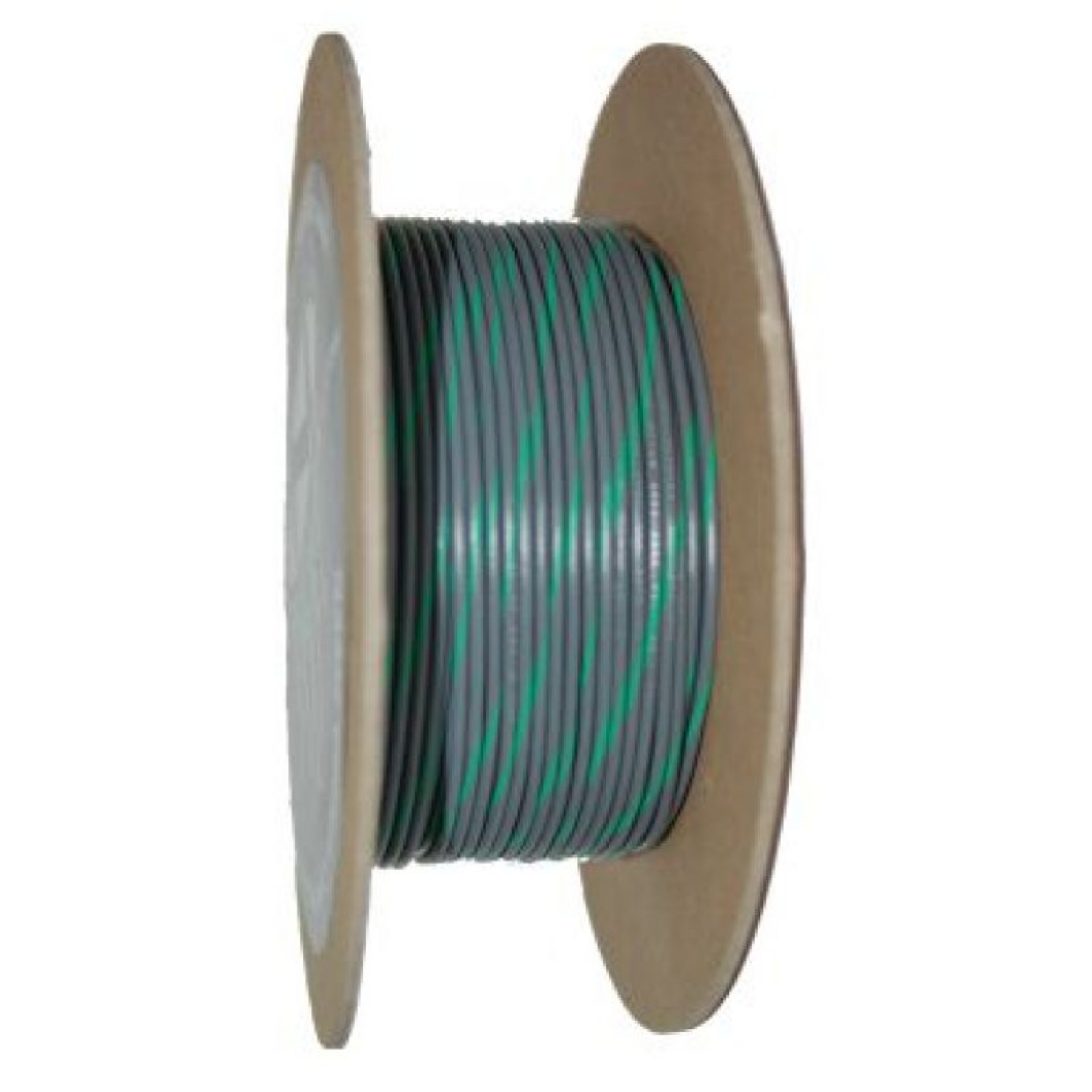 Picture of NAMZ OEM Color Primary Wire 100ft- Spool 20g - Gray-Green Stripe
