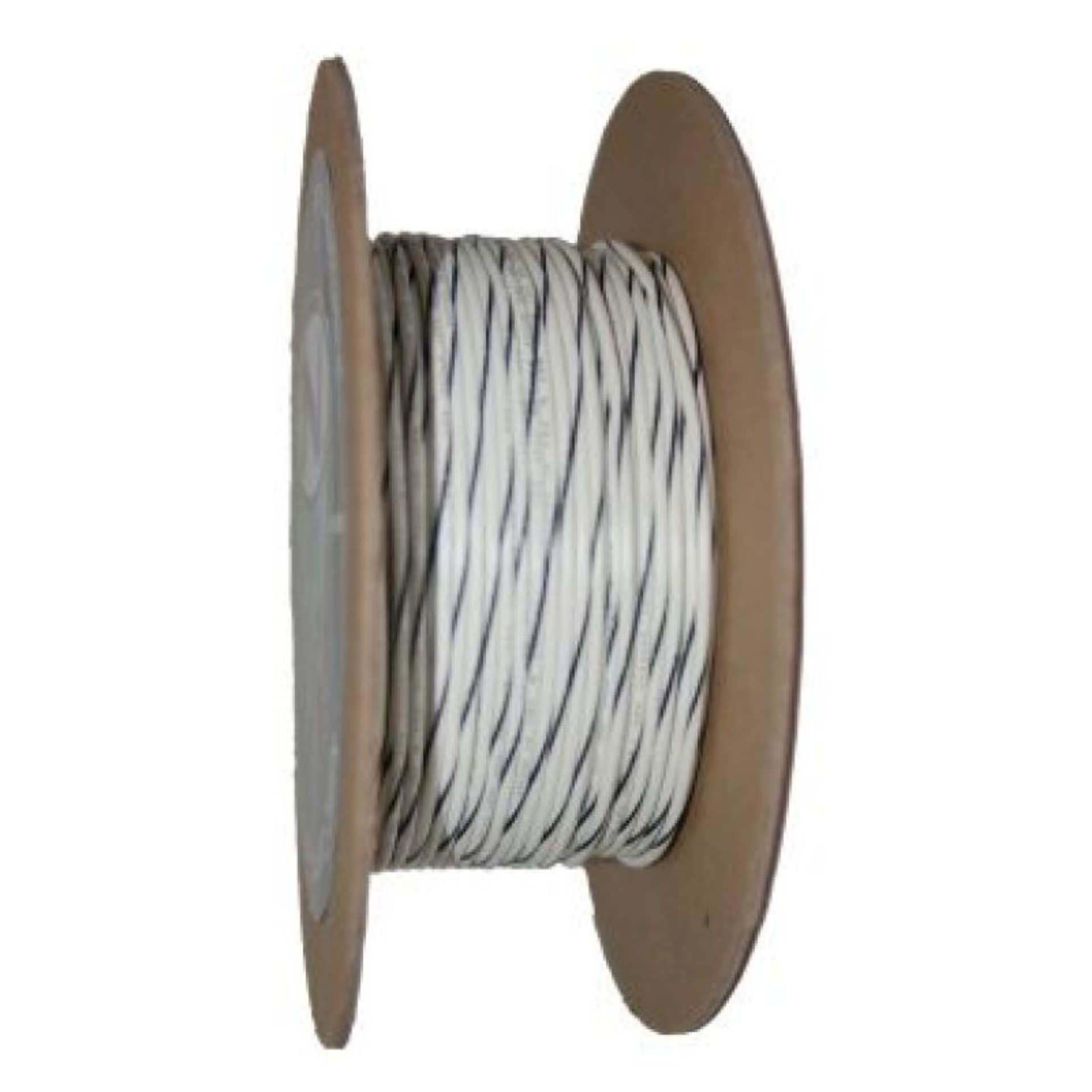 Picture of NAMZ OEM Color Primary Wire 100ft- Spool 18g - White-Black Stripe