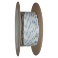 Picture of NAMZ OEM Color Primary Wire 100ft- Spool 20g - White-Blue Stripe