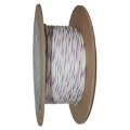 Picture of NAMZ OEM Color Primary Wire 100ft- Spool 18g - White-Violet Stripe