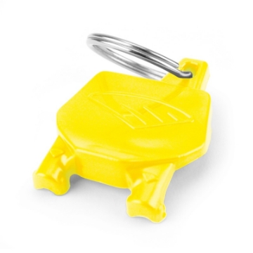 Picture of Cycra Key Ring with Number Plate - Yellow