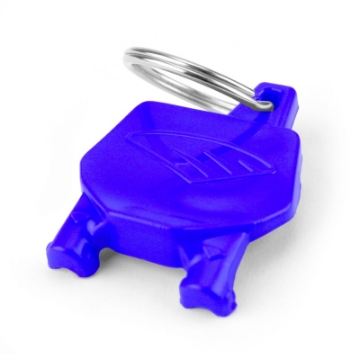 Picture of Cycra Key Ring with Number Plate - Blue