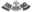 Picture of Cycra Replacement Hardware Probend - Black-Silver