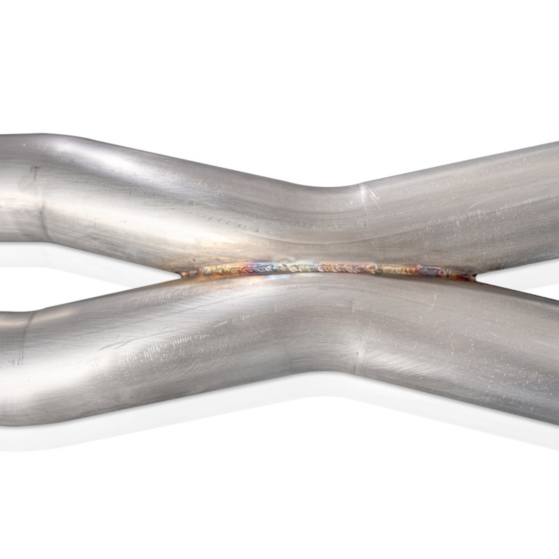 Picture of Stainless Works 18-21 Mustang GT Mid Resonator Delete X-Pipe