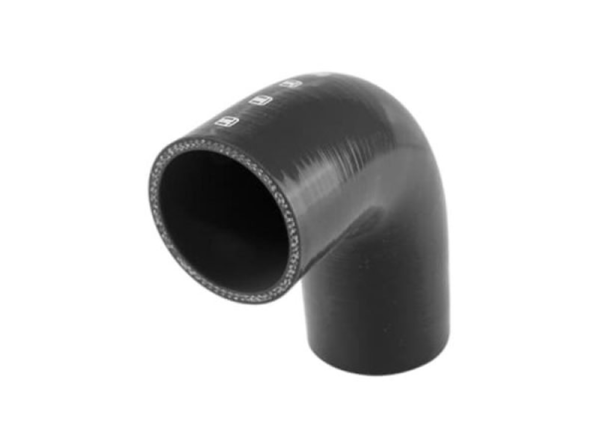 Picture of Turbosmart 90 Reducer Elbow 2-50in-2-75in Black