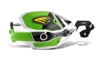 Picture of Cycra CRM Ultra 7-8 in- Clamp w-White Shield-Green Cover