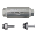 Picture of DeatschWerks 3-8in 10 Micron 70mm Compact In-Line Fuel Filter Kit
