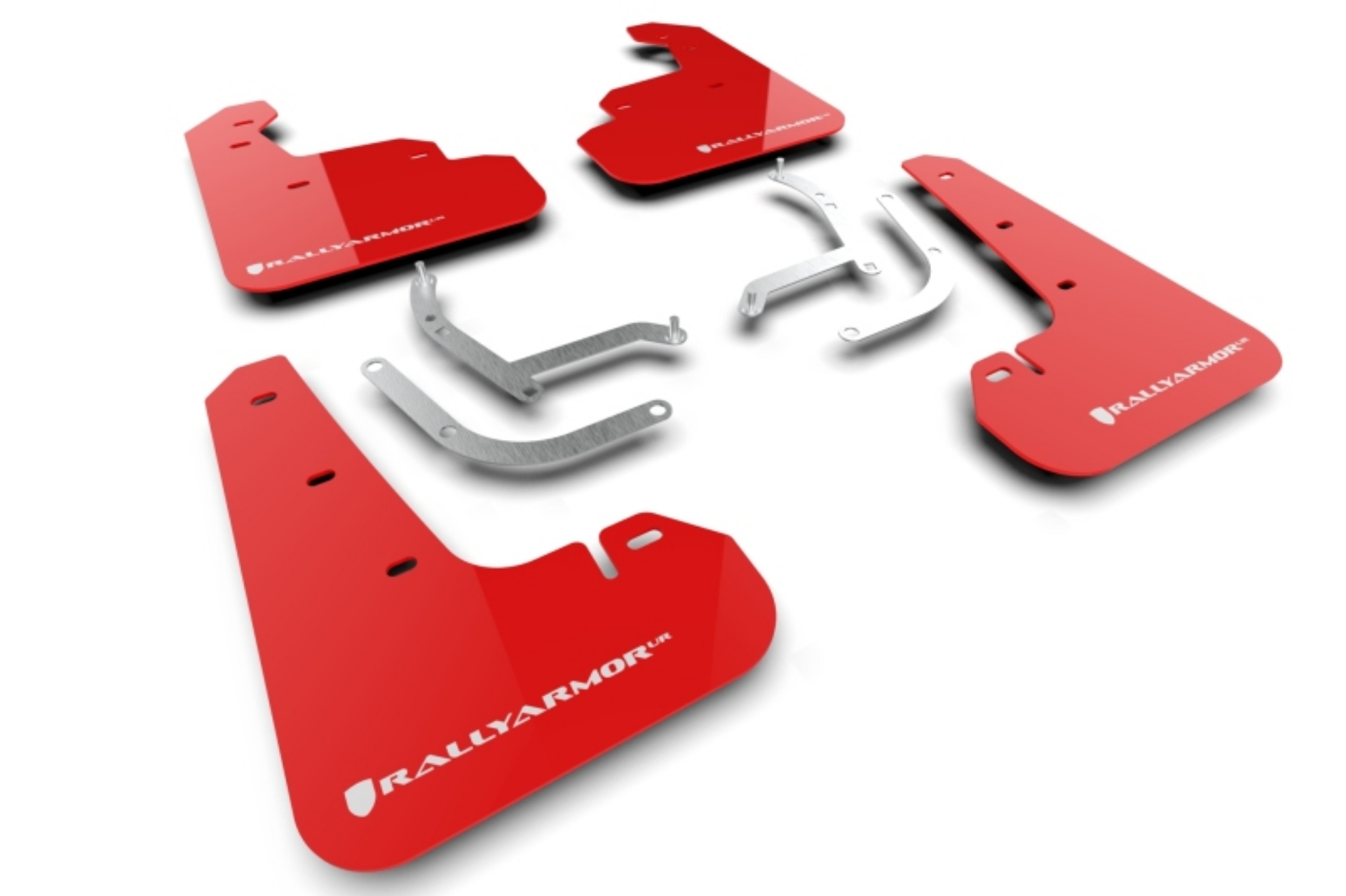 Picture of Rally Armor 24-25 Subaru Impreza Red UR Mud Flap w- White Logo