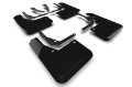 Picture of Rally Armor 2024 Hyundai Kona-Kona EV Black UR Mud Flap w-Metallic Black Logo