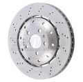Picture of SHW 08-12 Audi R8 4-2L Excl Ceramic Brakes Front Drill-Dimp Lightweight Brake Rotor 420615301D