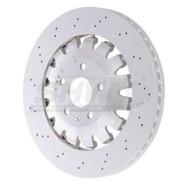 Picture of SHW 18-21 Audi TT Quattro 2-0L Front Drilled-Dimpled Lightweight Brake Rotor 8S0615301L