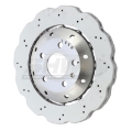 Picture of SHW 13-15 Audi RS5 4-2L Rear Drilled-Dimpled Lightweight Wavy Brake Rotor 8T0615601A