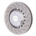 Picture of SHW 2021 BMW M2 Comp 3-0L w-o Ceramic Brake Right Front Cross-Drilled LW Brake Rotor 34118072018