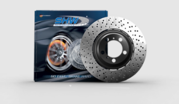 Picture of SHW 01-05 BMW 330i 3-0L Right Front Cross-Drilled Lightweight Brake Rotor 34112282872